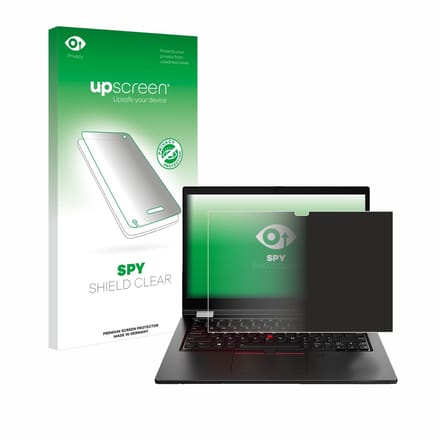upscreen - privacy screenprotector voor Lenovo ThinkPad L13 Yoga Gen 2 - Folie Beschermfolie Blauwlichtfilter