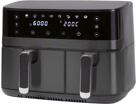 ProfiCook FR 1295 H -Dubbele Heteluchtfriteuse - 9 Liter (1x5.5L +1x 3.5L)