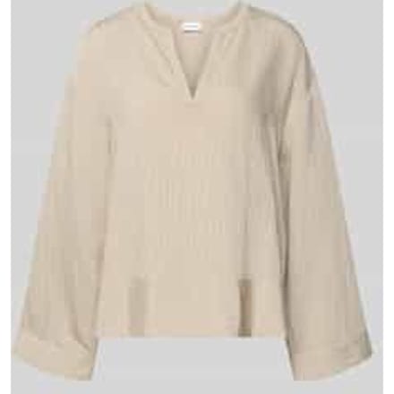 Comma  Blouses Grey/black Maat: 38 | Longsleeves Outlet | Dames | Grijs