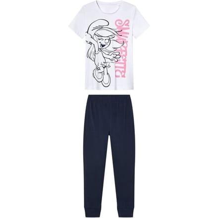 Lidl Kinderpyjama (Wit/donkerblauw, 98/104)