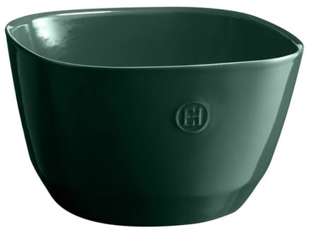 Emile Henry Serveerschaal / Saladeschaal Diep - 260 x 260 x 160 mm - Groen