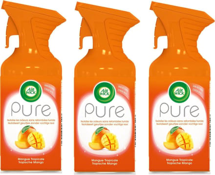 Air Wick - Luchtverfrisser - Spray - Tropische Mango - 250ml x 3