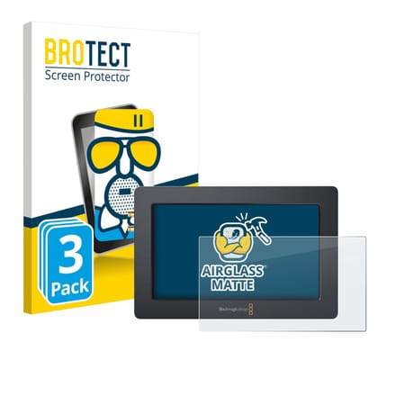BROTECT - Screenprotector voor Blackmagic Design Video Assist (5.0) - Folie Beschermfolie Beschermglas matte 3 Stuks