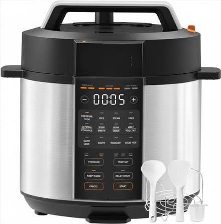 Quvo® Multicooker - Multicookers - Zwart - 32cm x 34cm x 32cm