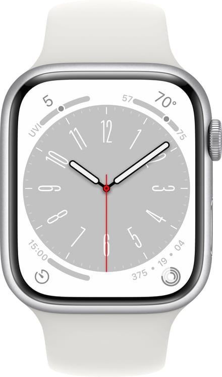 Apple Watch Series 8 - 45mm - Zilver Aluminium