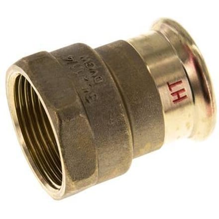 Perskoppeling - 35mm & Rp 1-1/4'' Persmof - Koperlegering