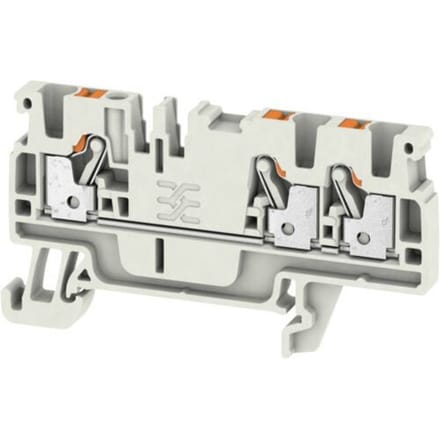 Weidmüller 2003120000 Doorgangsklem 5.1 mm Spanveer Lichtgrijs 100 stuk(s)