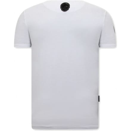 Heren T-shirt Exclusief - Terror Mouse - Wit