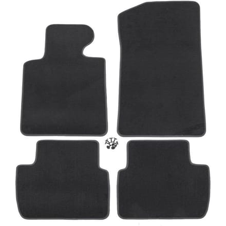 Tapis De Sol De Qualité Supérieure Pour Bmw série 3 E46 M3 1998-2006, Ajustement précis, Renforcé Dans la Zone de la Pédale