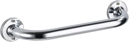 Badgreep - Wandgreep Toilet - Veiligheid in Bad - Hoogglans RVS - 30 cm - Zilver