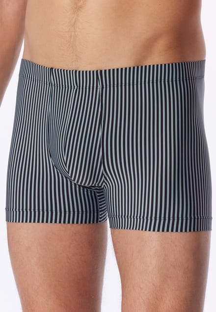 Korte short met strepen, jade - Pure Micro 6