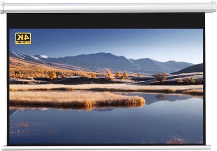 Gemotoriseerd Projectiescherm - Elektrisch Scherm - Thuisbioscoop Creëren - Stille Motor - 60 inch 16:9 - Wit