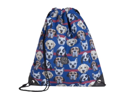 Pick&pack Doggie Mood Gymbag Denim Blue | Blauw | Maat: One Size