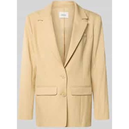 regular fit blazer met viscose model 'stacy'