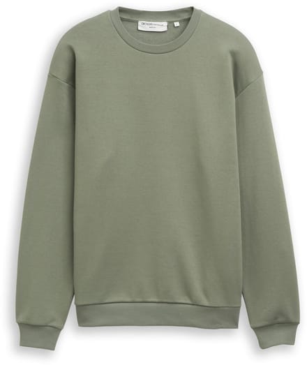 Tom Tailor Denim - Basic sweatshirt - Maat M - dusty mid olive