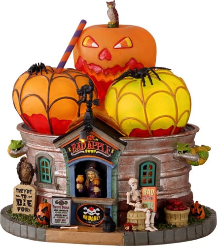 Lemax - The Bad Apple Shop, B/o (4.5v) - Kersthuisjes & Kerstdorpen