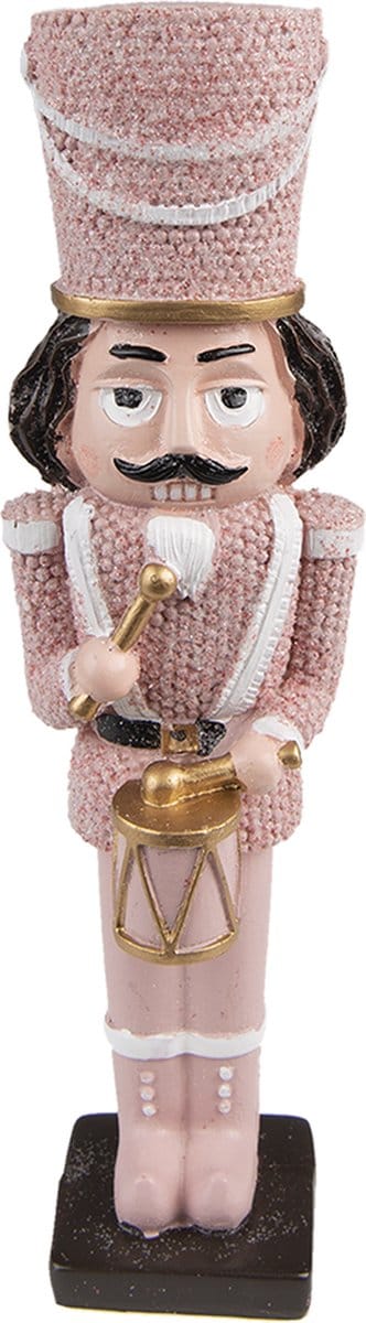 Clayre & Eef Beeld Notenkraker 20 cm Roze Kunststof