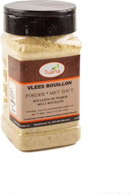 Tuana Kruiden - Vlees Bouillon - Strooibus 1000 Gram - GP-B-0009