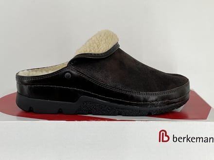 Berkemann -Dames - bruin donker - pantoffels - maat 38
