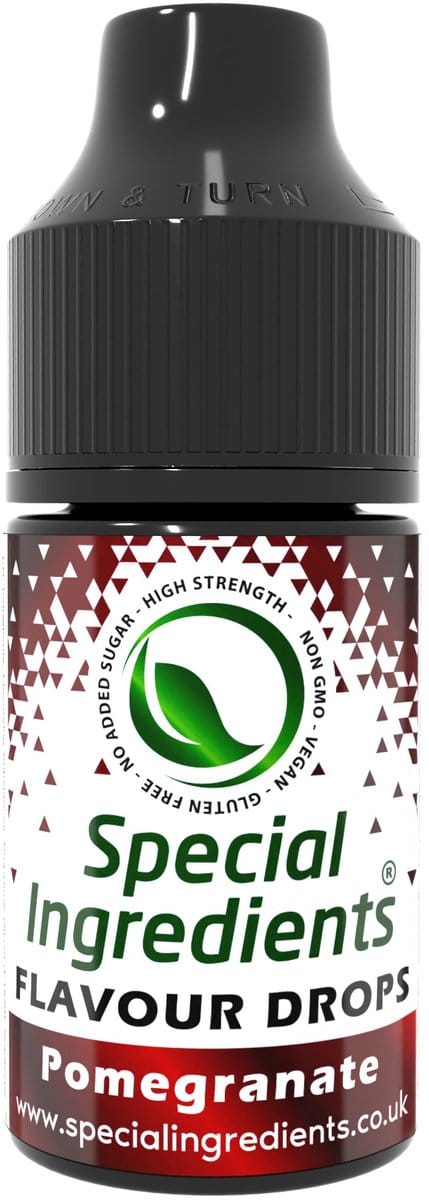 Granaatappel Smaak Druppels - 30 ml - Smaakdruppels - Flavour Drops - Moderne Gastronomie - Moleculair Koken - Hersluitbare Pot - Recycled Plastic