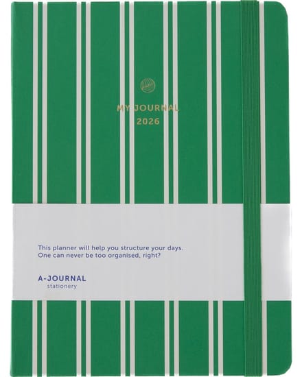 My Journal - Agenda 2026 - A5 - 1 week op 2 pagina's - Groen