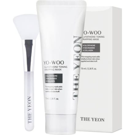 THE YEON Masque Enveloppant Lifting Éclat au Glutathion et Collagène de Renard 70ml white