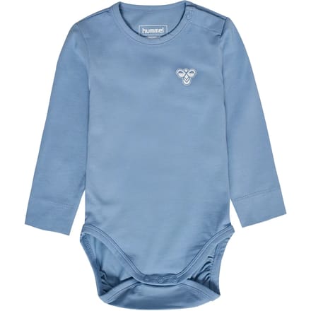 Hummel kinderbody met lange mouwen Hmlmini Solid L/S Bee 230317
