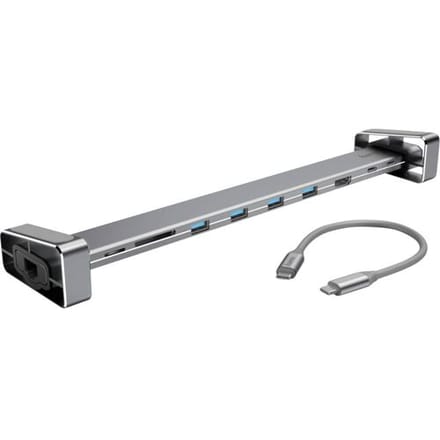 Hama Connect2Office Basic USB-C Dockingstation – 9 Poorten – HDMI 4K – Gigabit LAN – SD/microSD