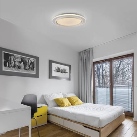 JUST LIGHT. GmbH JUST LIGHT. LED plafondlamp Lago Ø 49,3 cm CCT Afstandsbediening