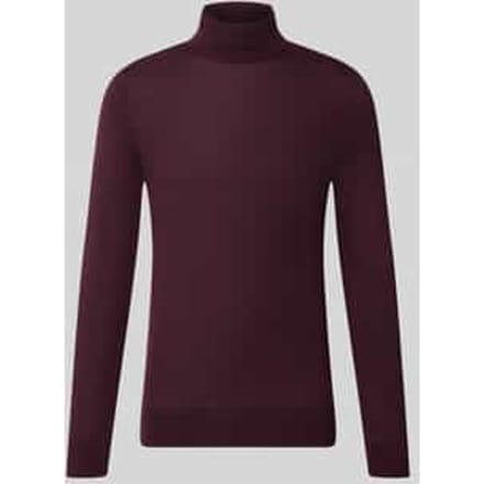 Shirt met lange mouwen van pure wol model 'Nevile'