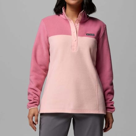 Columbia Benton Springs™ Ii Snap Fleece Met Halve Rits Roze L Vrouw