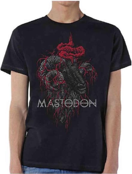 Mastodon - Rams Head Colour Heren T-shirt - M - Zwart