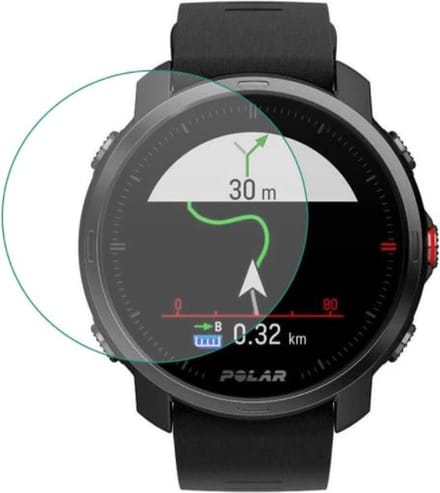 Strap-it Screen protector glas - beschermend glasplaatje geschikt voor Polar Grit X