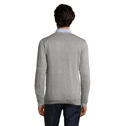SOLS Heren Glory Sweater Top (Grijze Melange)