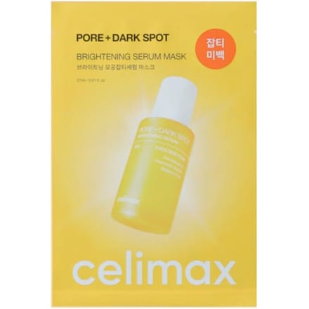 Cellimax Brightening Pore & Spot Serum Mask (5 vellen)Niacinamide Verhelderend • Hydratatieboost beige