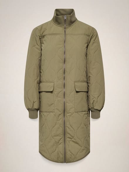 JDY - JDYRAYA QUILT LONG JACKET OTW HAB - Dames - Gewatteerde jassen