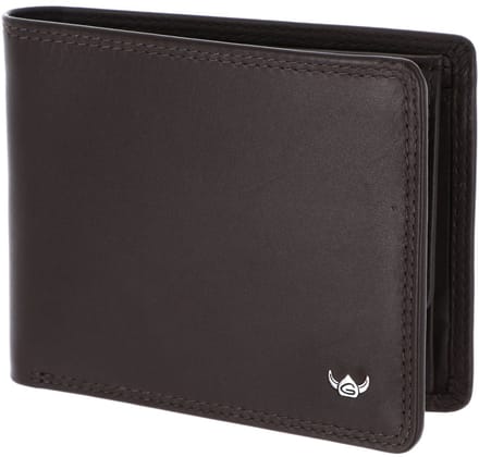 Golden Head Leren portemonnee Polo RFID Protect Scheintasche 1133 Dunkelbraun donkerbruin