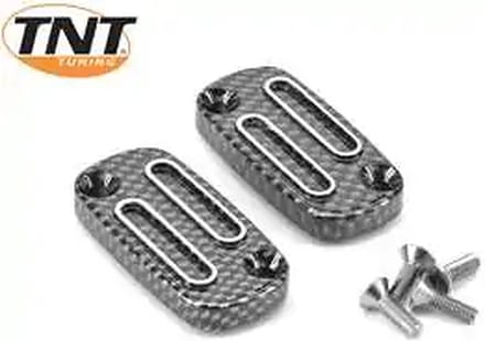 Remreservoir Deksel Tnt Carbon Peugeot Grimeca/Piaggio/NRG