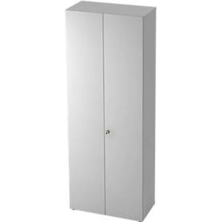 TOPAS LINE kast, archief-/garderobekast, 6 dossierhoogtes, B 800 mm, lichtgrijs
