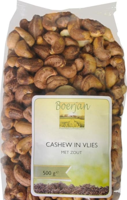 Boerjan Gezouten Cashewnoten 500GR