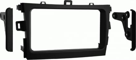 2-DIN radiopaneel Toyota Corolla 2009-2013 zwart (METRA)