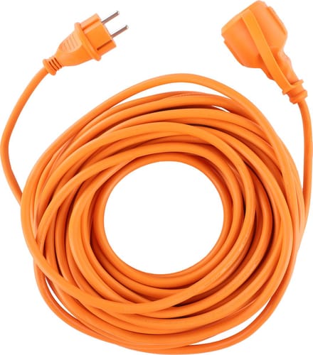 Q-Link verlengsnoer randaarde - IP44 -3680W - 3 x 1.5 mm� - 20 meter - Oranje