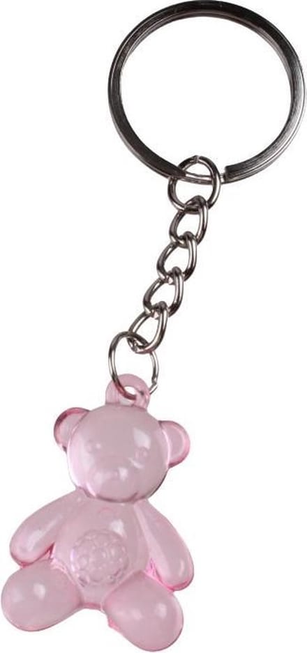Lg-imports Sleutelhanger Beer 3,5 X 2,5 Cm Roze