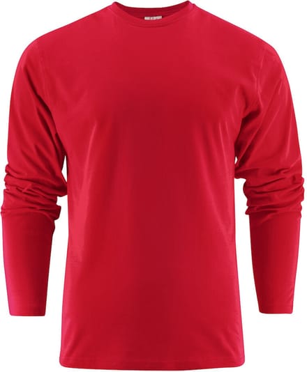 Printer HEAVY T-SHIRT L/S 2264016 - Rood - L