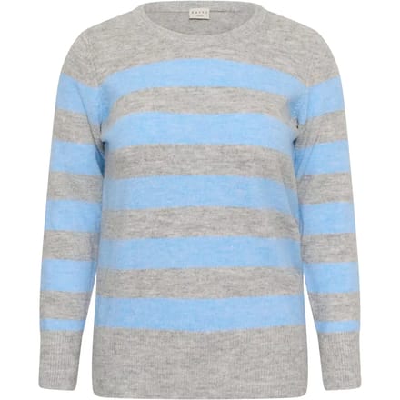 Pull NIELA STRIPED KAFFE CURVE LIGHT GREY 108948