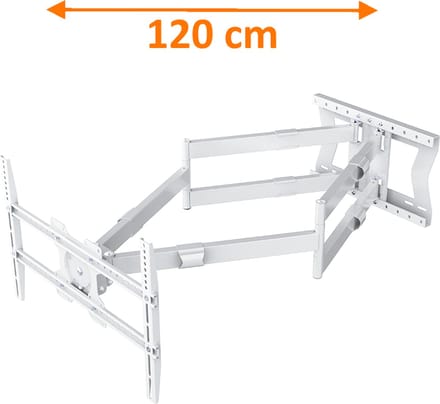 Cratos 120 cm Double 600 TV Beugel White