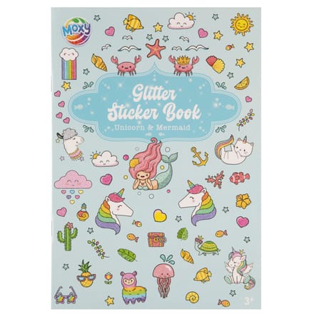 Creative Craft Group Stickerbook Glitter A5 2 ass.