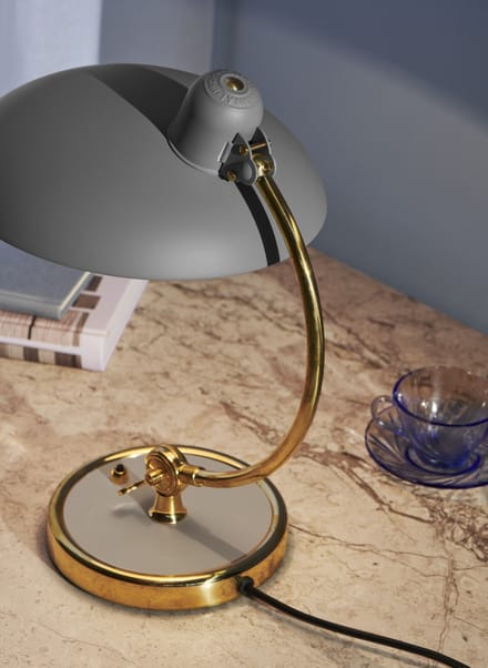 FRITZ HANSEN tafellamp Kaiser Idell Luxus, grijs/messi