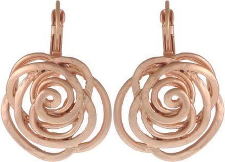 Behave - Oorbellen met bloemvorm hanger - Romantische stijl - 2,4 cm