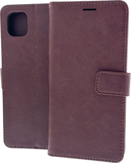 Portemonnee Book Case Hoesje Geschikt voor: Samsung Galaxy A04 - Bruin